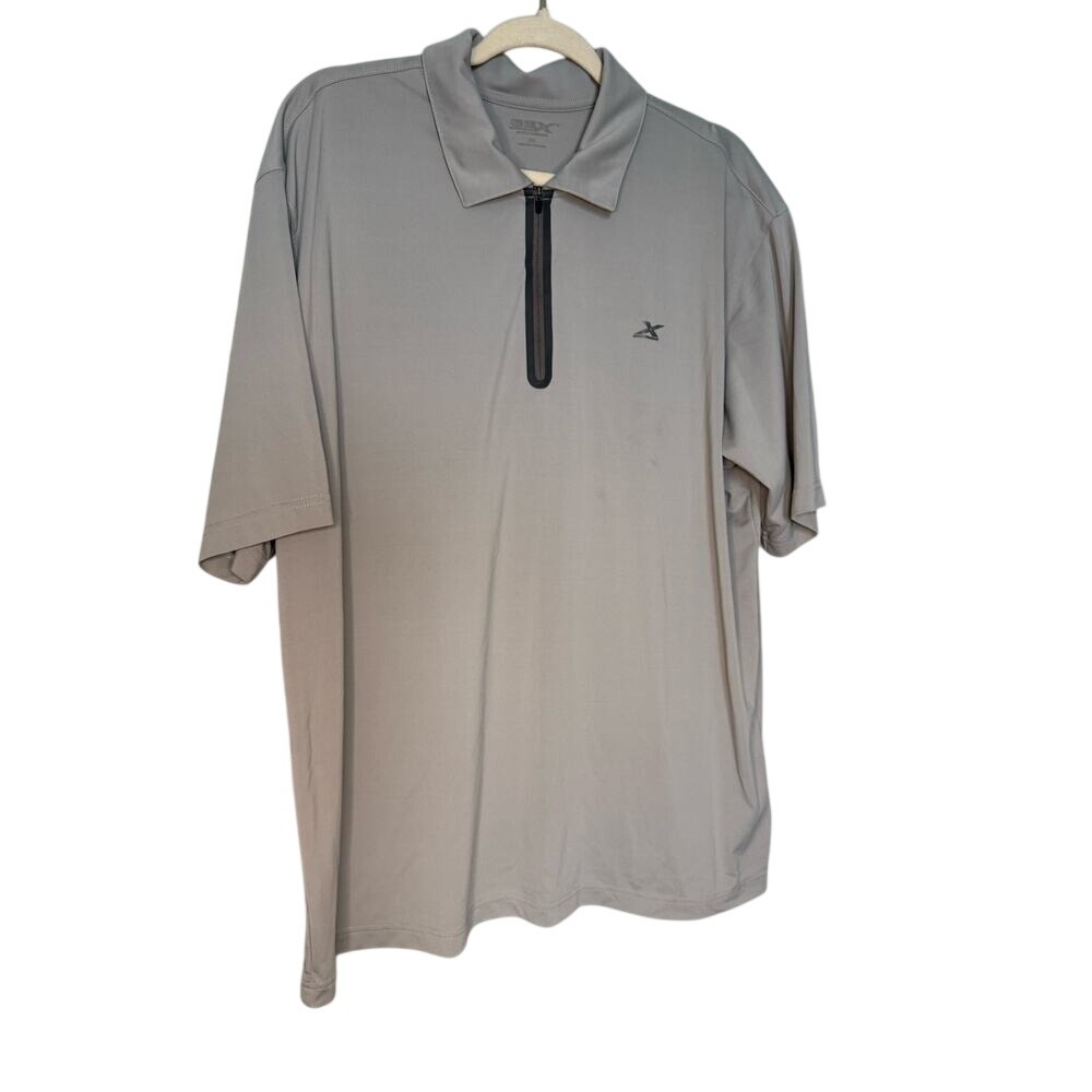 GSX‎ grey performance polo top golf outdoor athletic